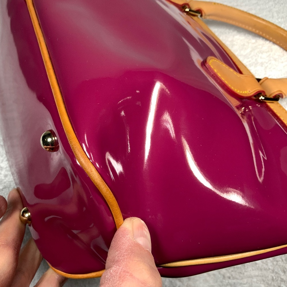 Dooney & Bourke Pink Patent Leather Satchel Bag - Picture 13 of 16